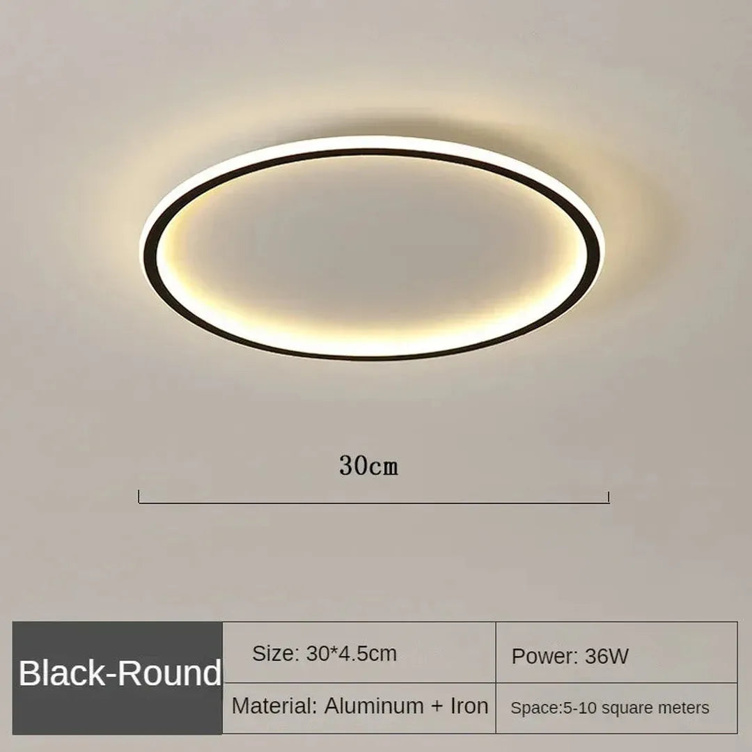 Round Scandinavian Ceiling Lamp | Nordic Style