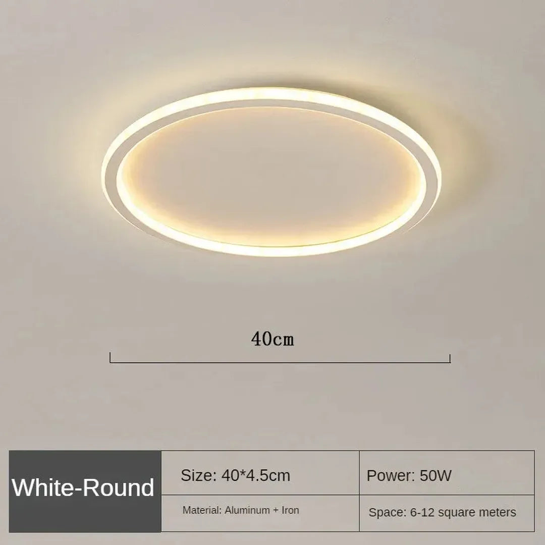 Round Scandinavian Ceiling Lamp | Nordic Style