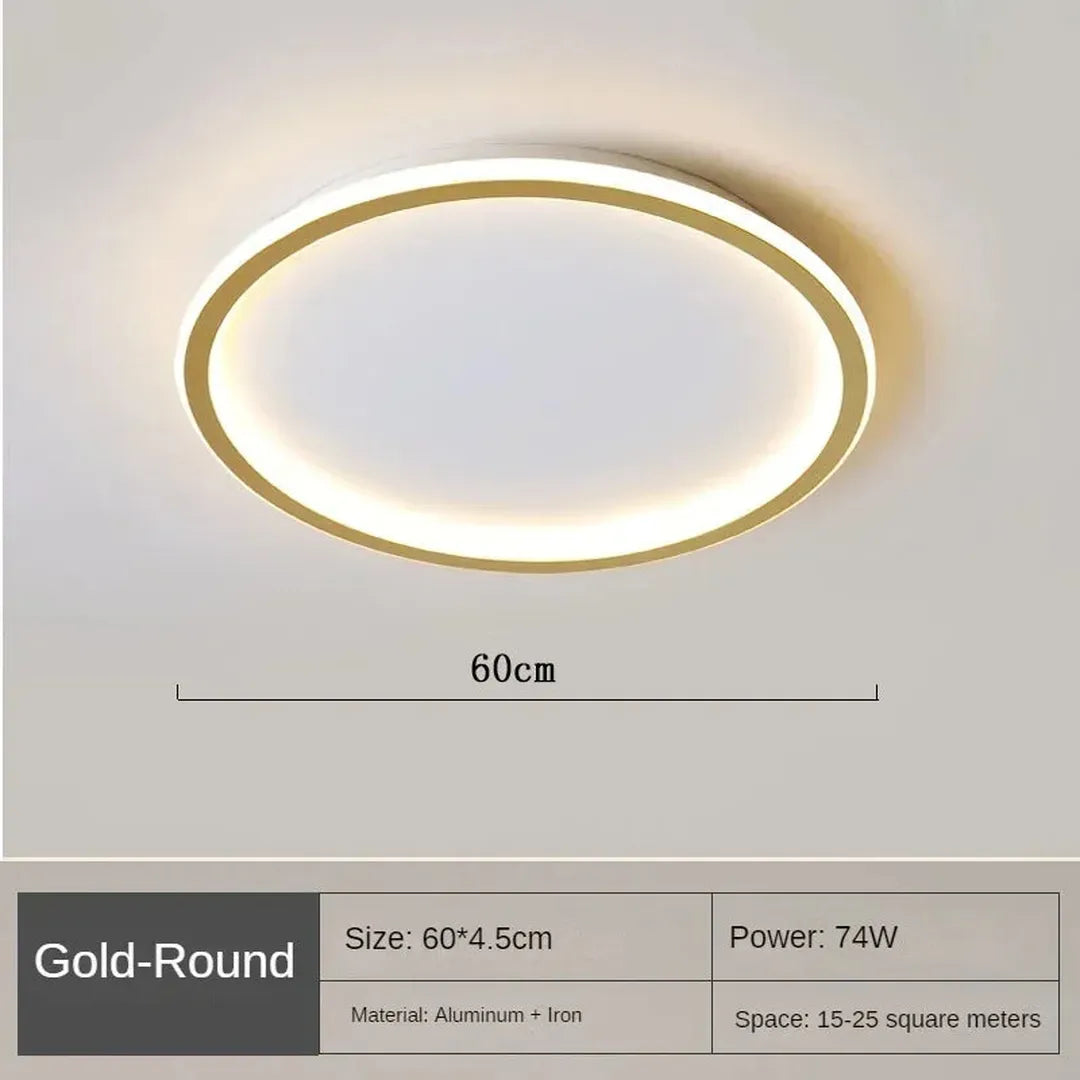Round Scandinavian Ceiling Lamp | Nordic Style