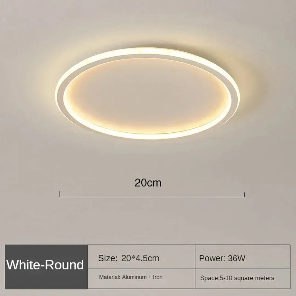 Round Scandinavian Ceiling Lamp | Nordic Style