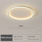 Round Scandinavian Ceiling Lamp | Nordic Style