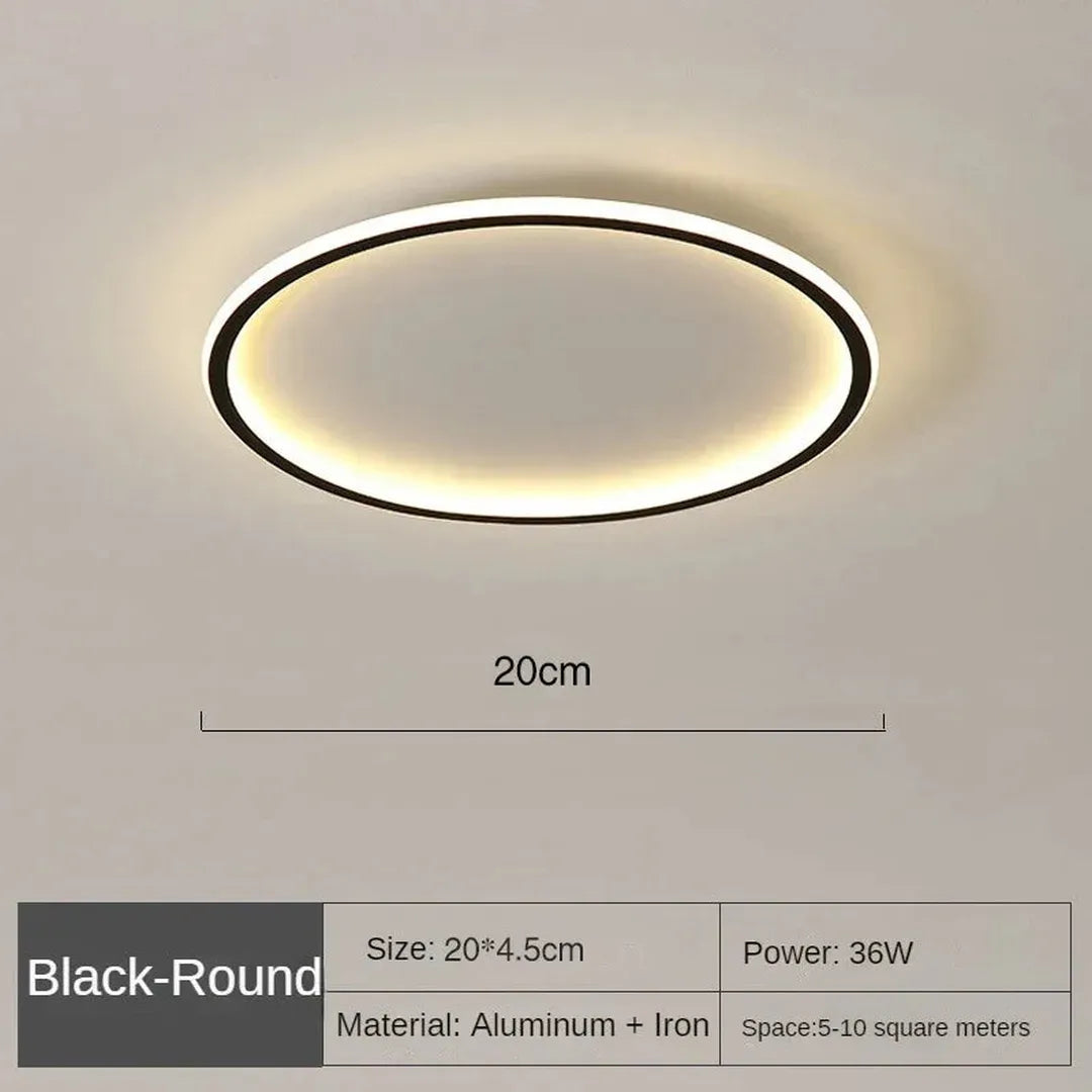 Round Scandinavian Ceiling Lamp | Nordic Style