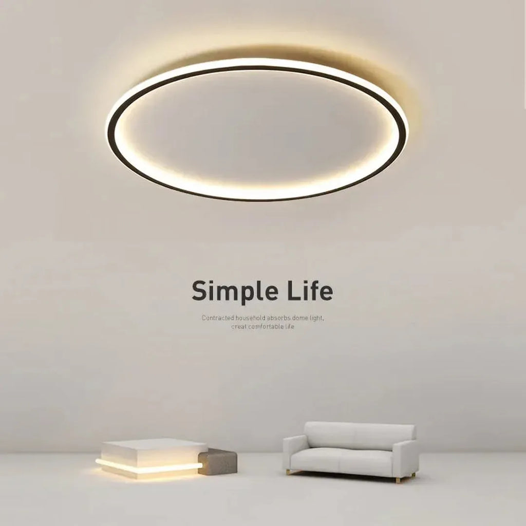 Round Scandinavian Ceiling Lamp | Nordic Style