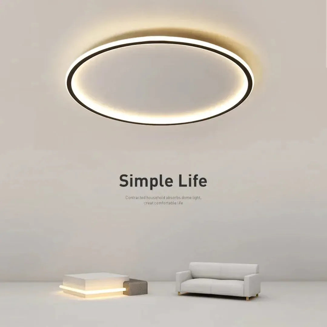 Round Scandinavian Ceiling Lamp | Nordic Style