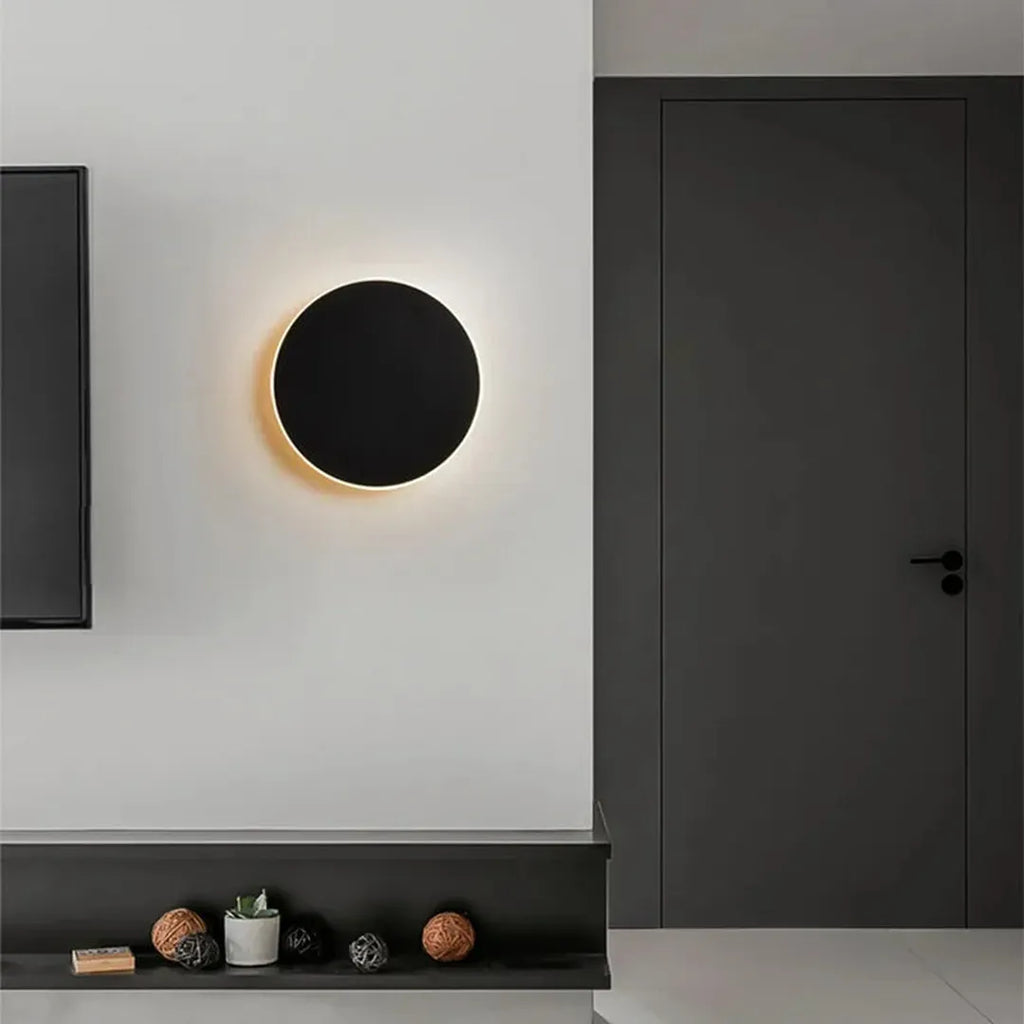 Lámpara de Pared LED Redonda Elegante | Interior Moderno