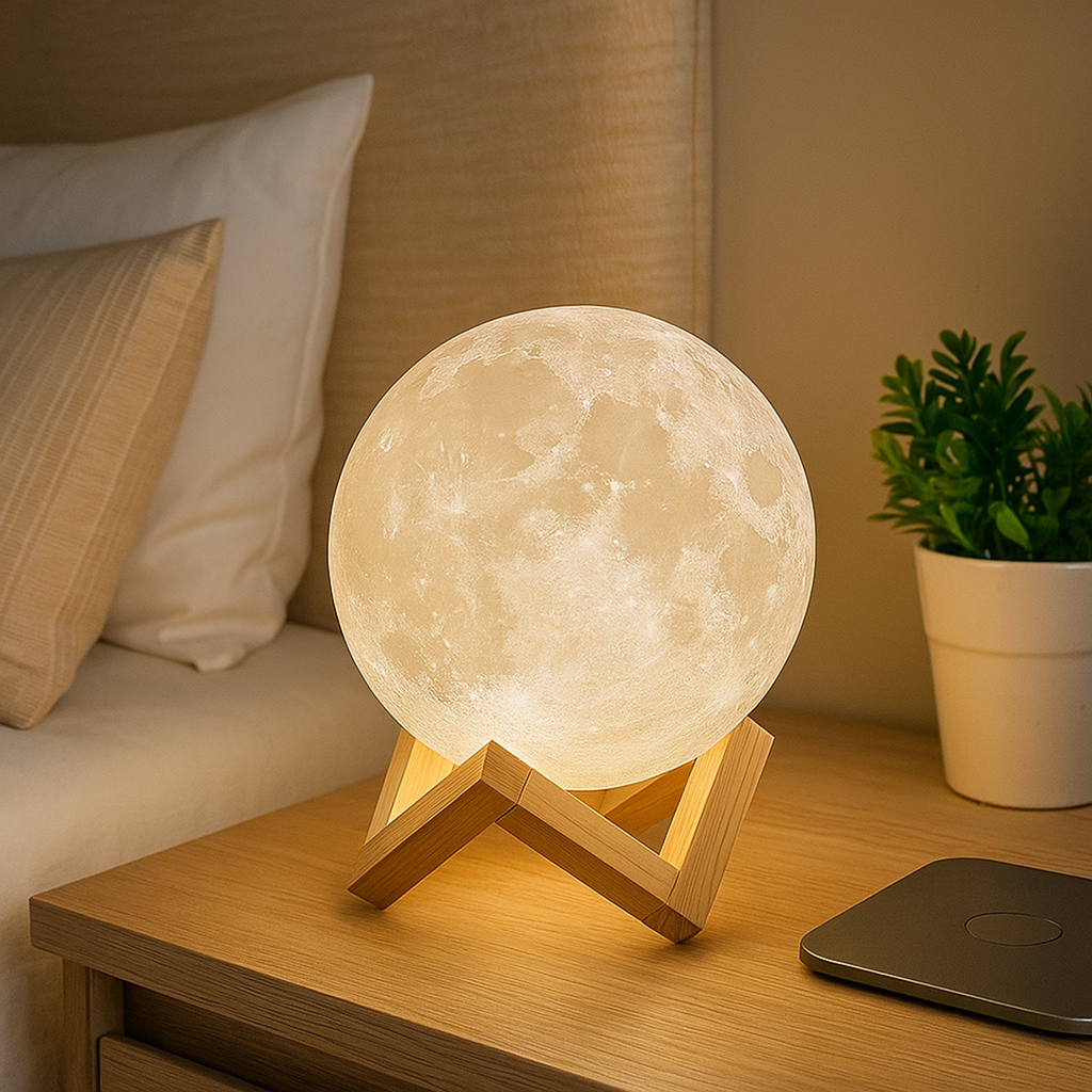 Rechargeable Moon Lamp | Touch Control