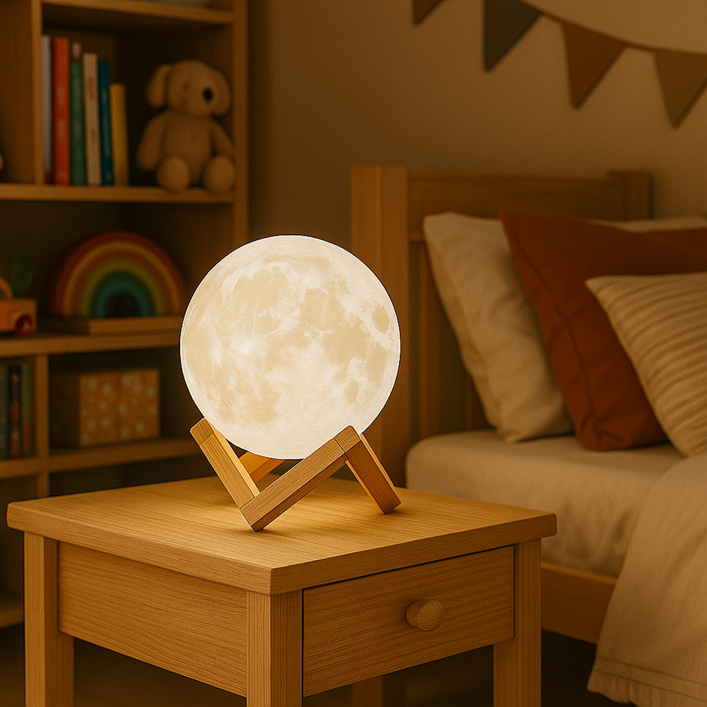 Rechargeable Moon Lamp | Touch Control