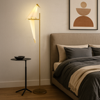 Magnetic Floor Lamp with Bird Figure | Indoor Decoration