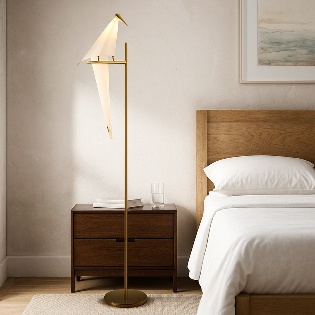 Lámpara Magnética con Figura de Pájaro | Decoración para Interior