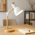 Lampada da Tavolo Nordica in Legno | Illuminazione per Interni