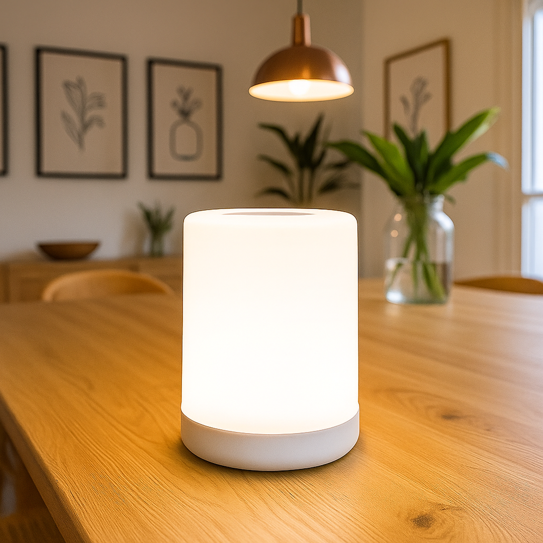 Lámpara de Mesa Recargable | Luz Regulable Interior