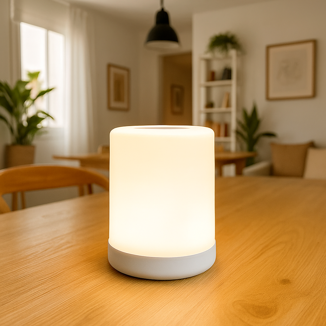 Lámpara de Mesa Recargable | Luz Regulable Interior