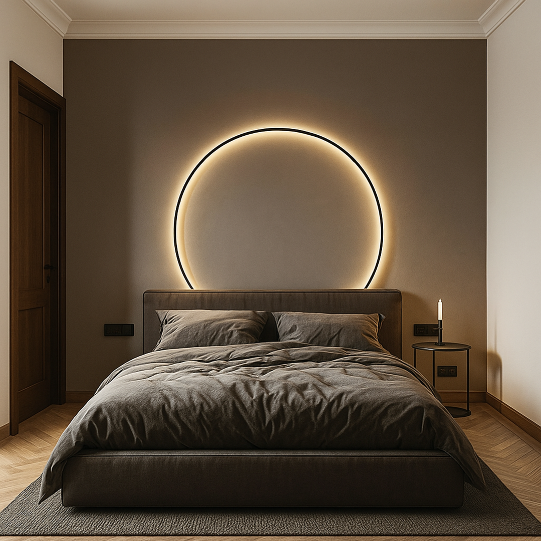 Lámpara de Pared Redonda | Estilo Escandinavo de Interior