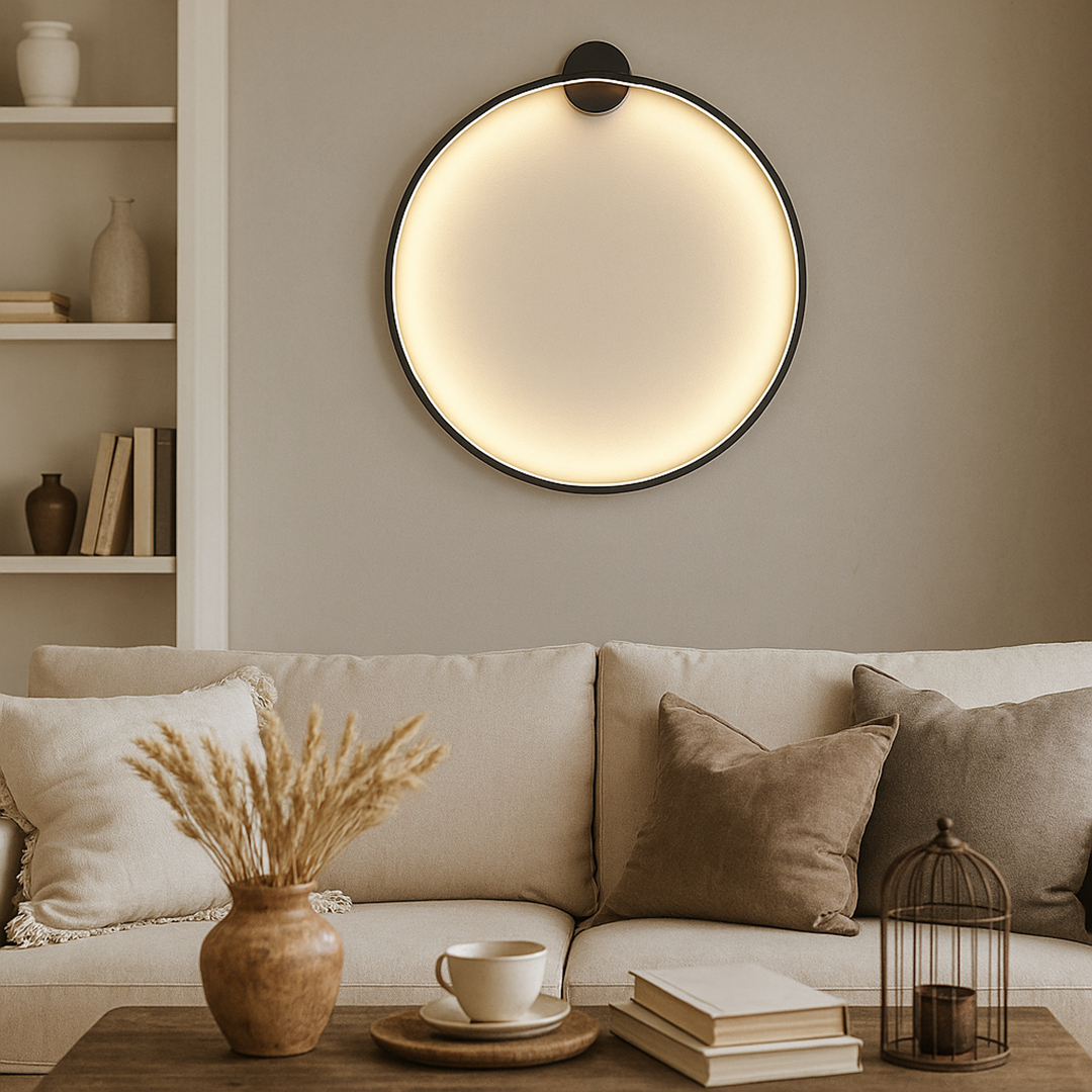 Lámpara de Pared Redonda | Estilo Escandinavo de Interior