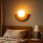 Lámpara de Pared Semicircular | Iluminación Vintage para Pasillo