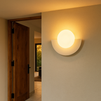 Lámpara de Pared Semicircular | Iluminación Vintage para Pasillo