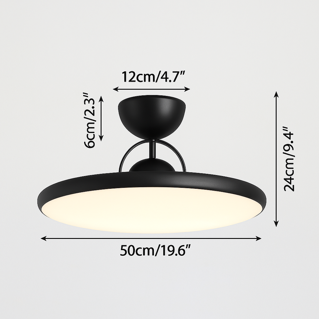 Lámpara de Techo Escandinava Redonda | Uso Residencial