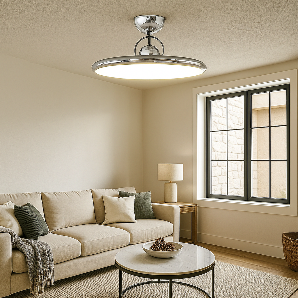 Lámpara de Techo Escandinava Redonda | Uso Residencial