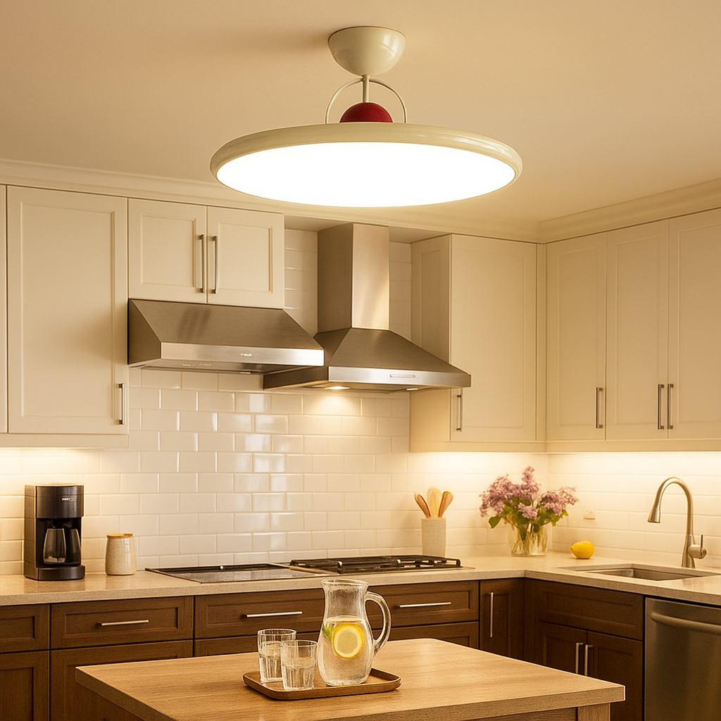 Lámpara de Techo Escandinava Redonda | Uso Residencial