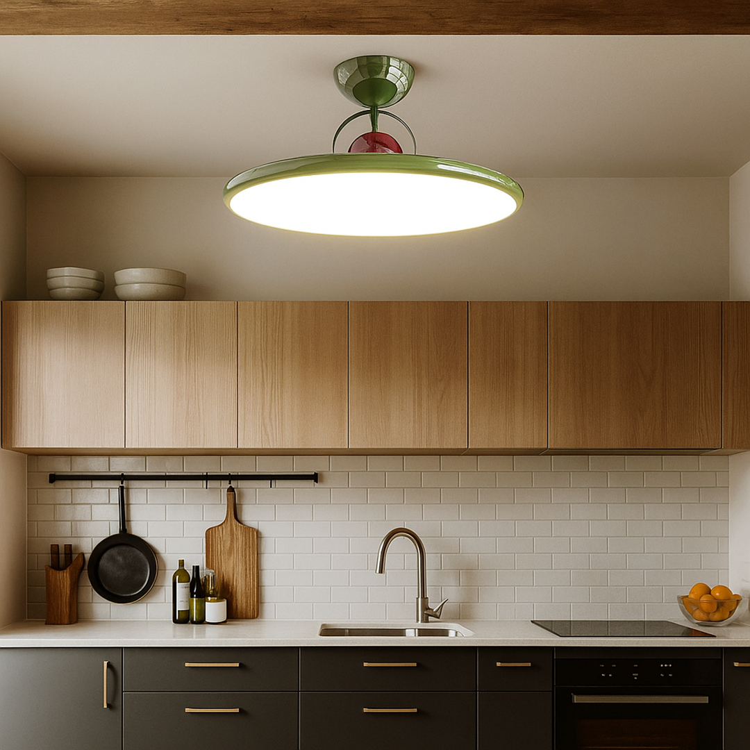 Lámpara de Techo Escandinava Redonda | Uso Residencial