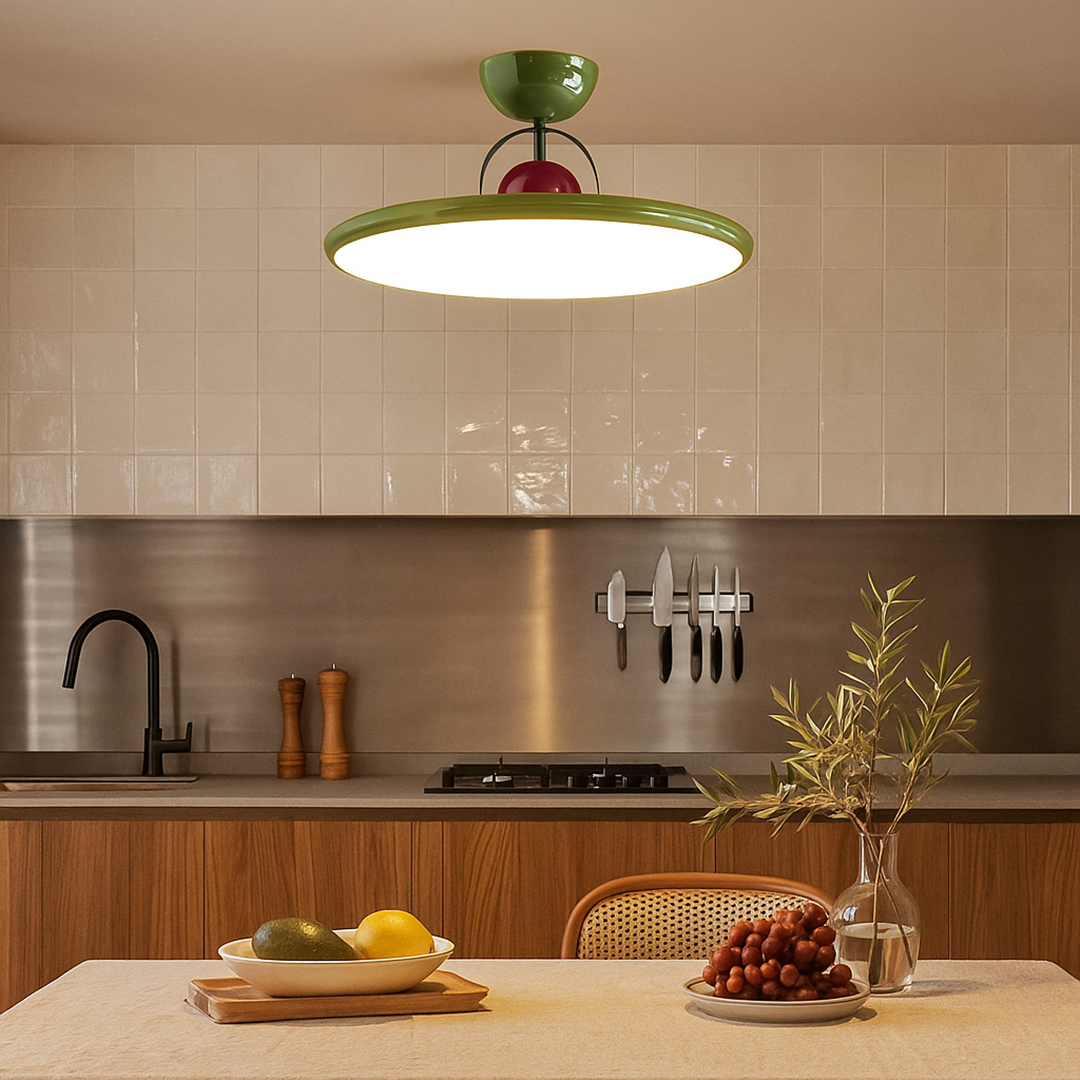 Lámpara de Techo Escandinava Redonda | Uso Residencial