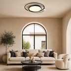 Nordische LED-Deckenleuchte | Rundes Fenster