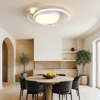 Nordische LED-Deckenleuchte | Rundes Fenster