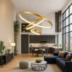 Lámpara de Techo Redonda de Superficie | Iluminación Escandinava