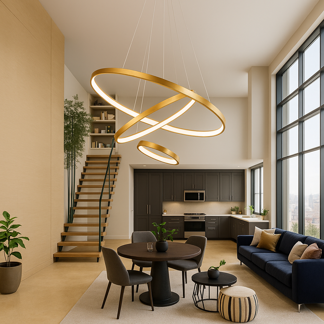 Lámpara de Techo Redonda de Superficie | Iluminación Escandinava