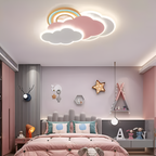 Lámpara de Techo LED Nube y Arcoíris para Habitación Infantil | Colorida