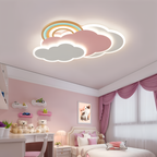 Lámpara de Techo LED Nube y Arcoíris para Habitación Infantil | Colorida