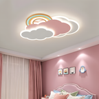 Lámpara de Techo LED Nube y Arcoíris para Habitación Infantil | Colorida