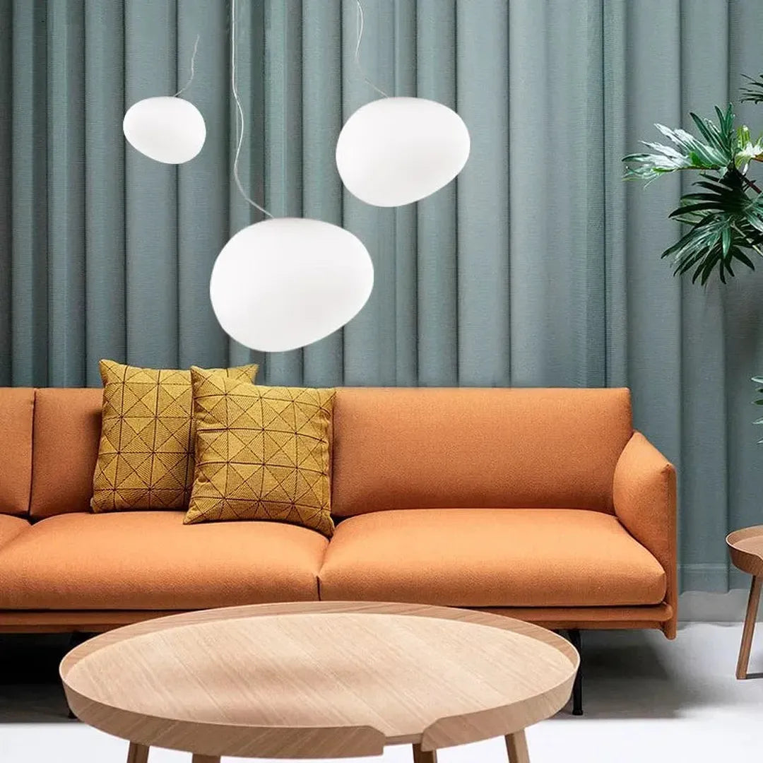 Lámpara Colgante de Vidrio Redonda LED | Transparente