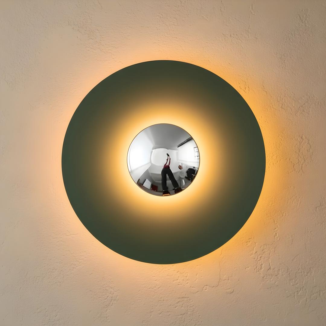 Lámpara De Pared Redonda Moderna | Luz Ajustable