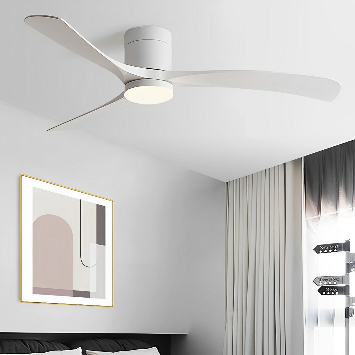 Ventilador de Techo con LED – Comodidad Silenciosa y Luz Moderna