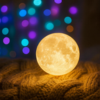 Lámpara Lunar Recargable | Control Táctil