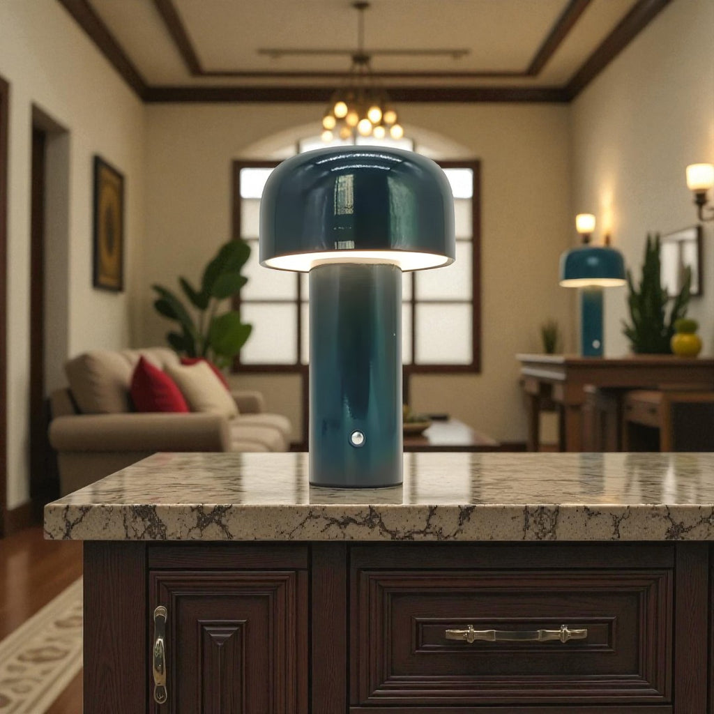 Lámpara De Mesa Estilo Hongo | Recargable