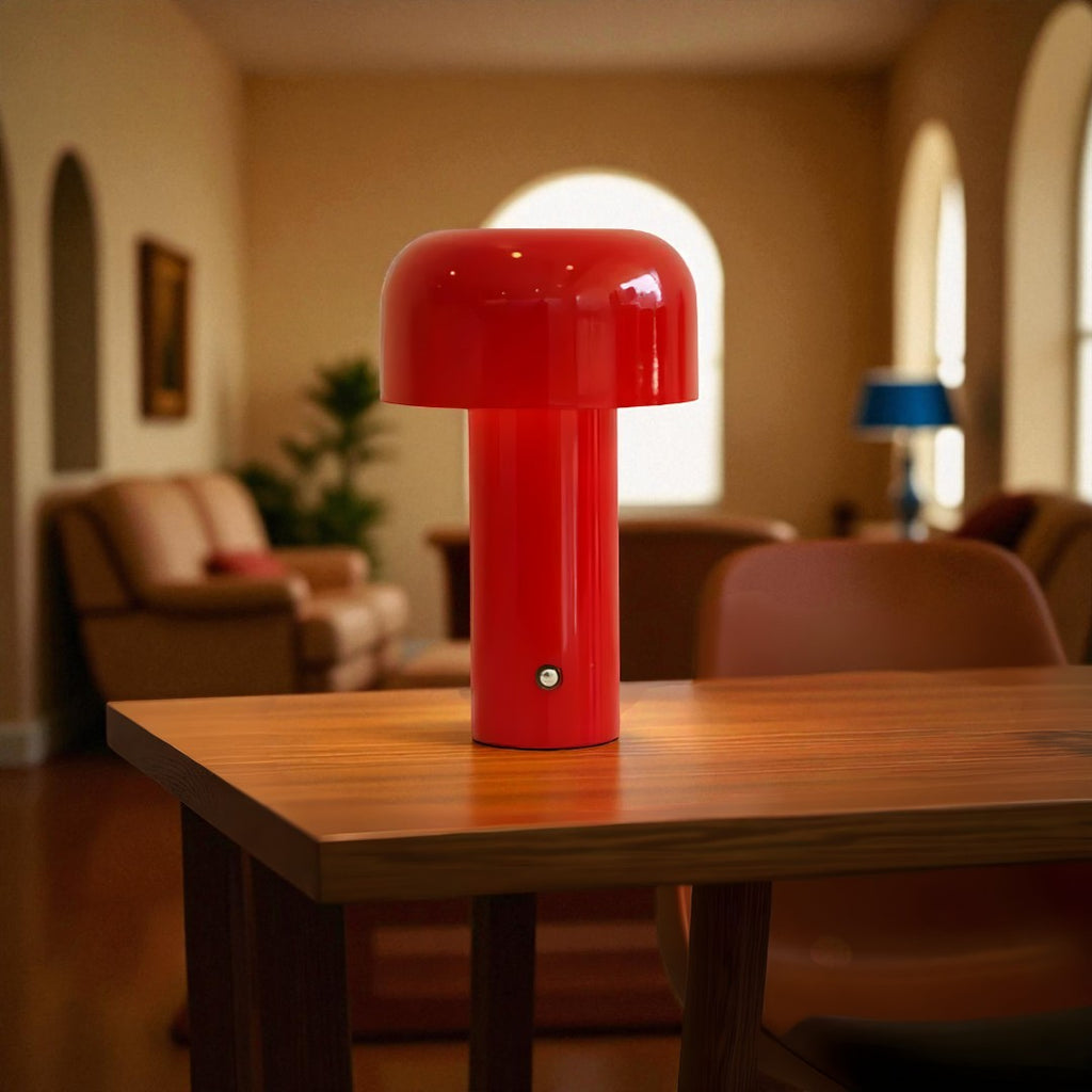 Lámpara De Mesa Estilo Hongo | Recargable