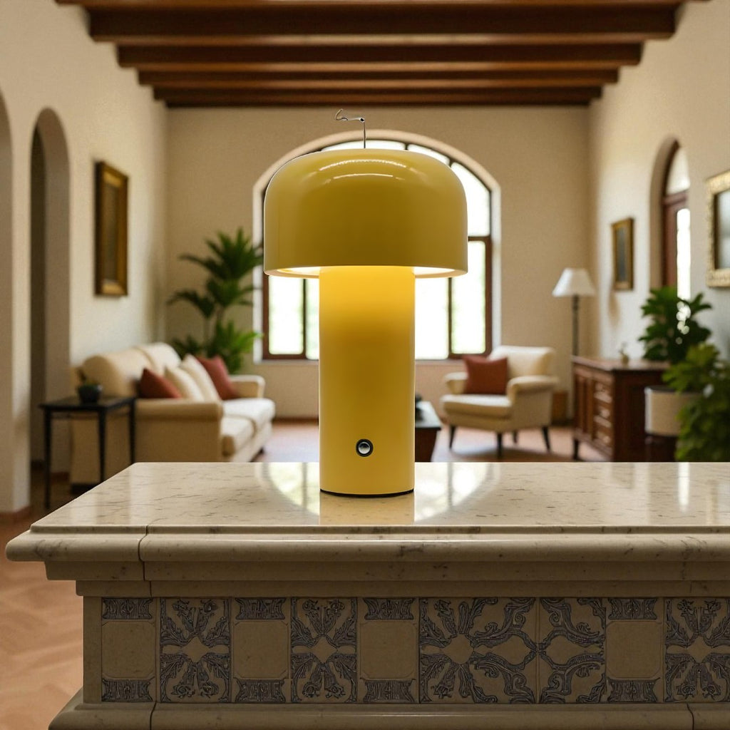 Lámpara De Mesa Estilo Hongo | Recargable