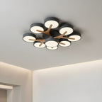 Lámpara De Techo Redonda De Madera | Moderna