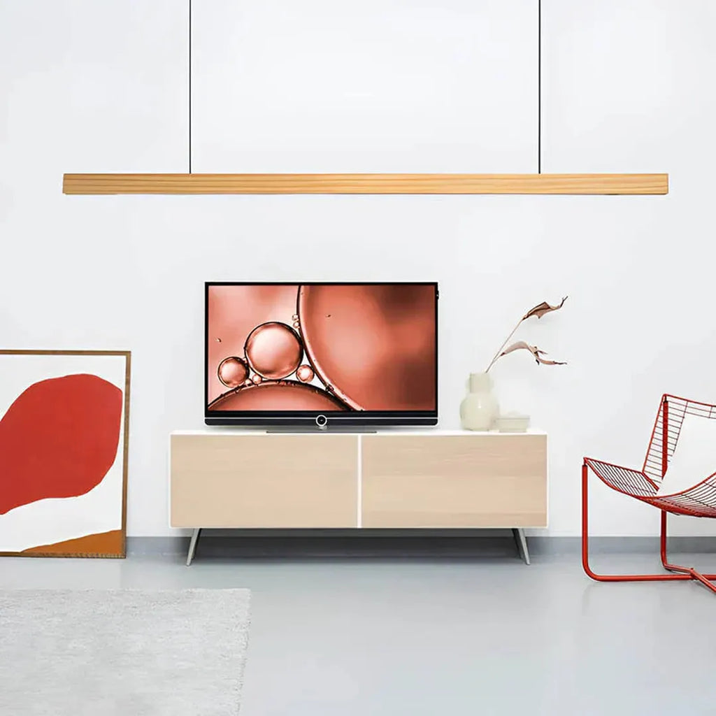 Lámpara Colgante de Cocina de Madera | Diseño Moderno