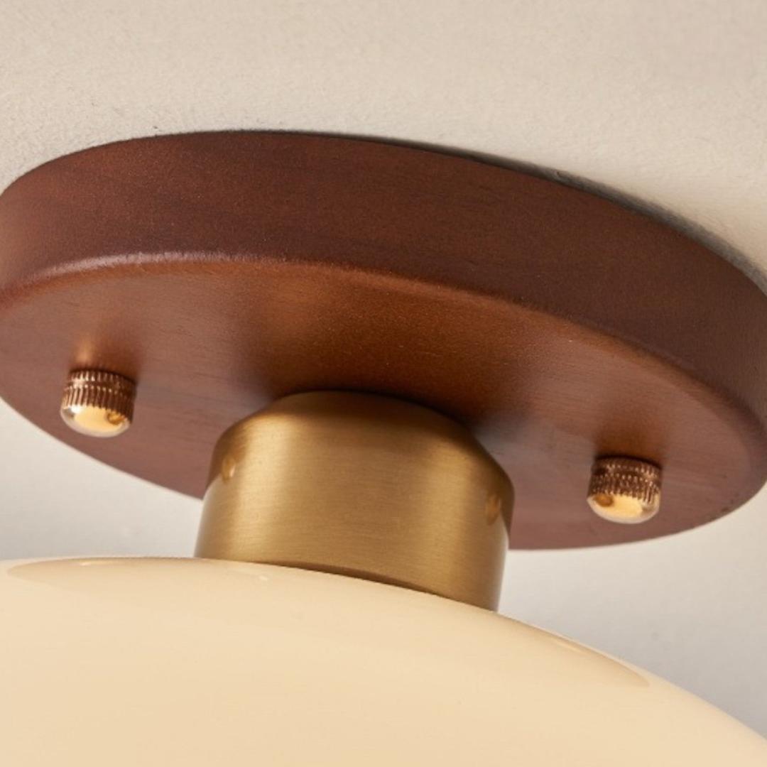 Bauhaus Ceiling Lamp Cream Color | Elegant French Style