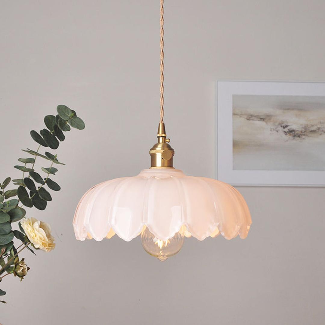 Vintage Floral Pendant Lamp | Aesthetic Interiors