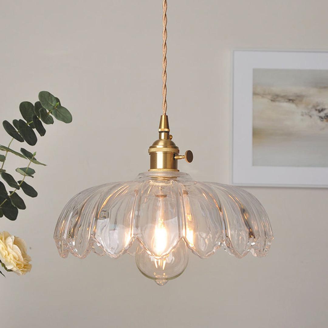 Vintage Floral Pendant Lamp | Aesthetic Interiors