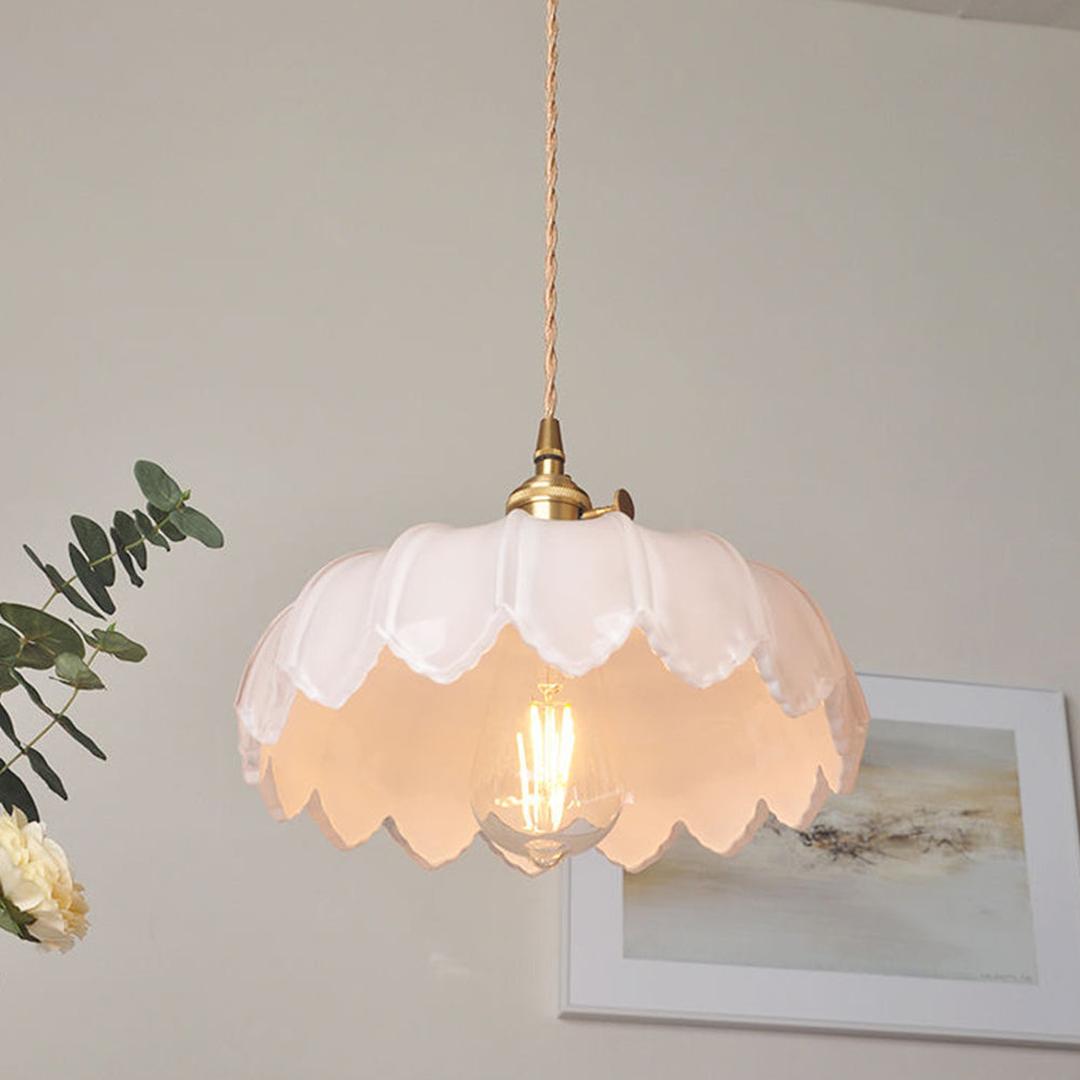 Vintage Floral Pendant Lamp | Aesthetic Interiors