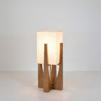 Wabi-Sabi Wooden Floor Lamp | Japanese Style