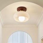 Bauhaus Ceiling Lamp Cream Color | Elegant French Style