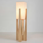 Wabi-Sabi Wooden Floor Lamp | Japanese Style