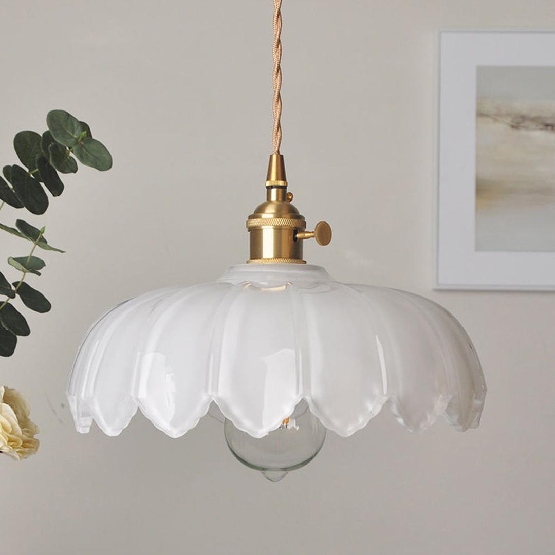 Vintage Floral Pendant Lamp | Aesthetic Interiors