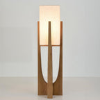 Wabi-Sabi Wooden Floor Lamp | Japanese Style